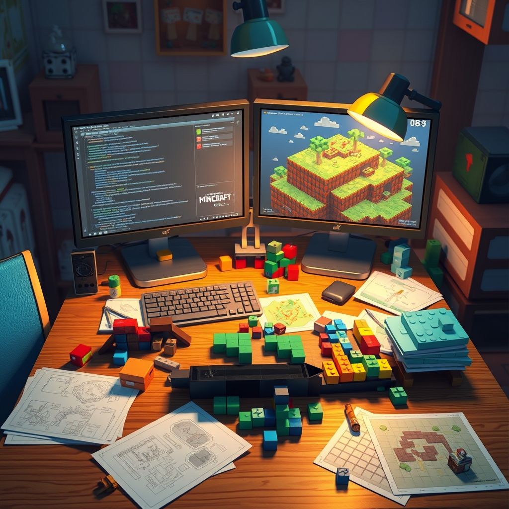 การพัฒนาเกมจาก Minecraft